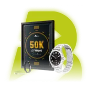 Imagem do prêmio contendo: RELÓGIO DE GRIFE + PULSEIRA 50K